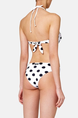 Braga de bikini - Blanco y negro