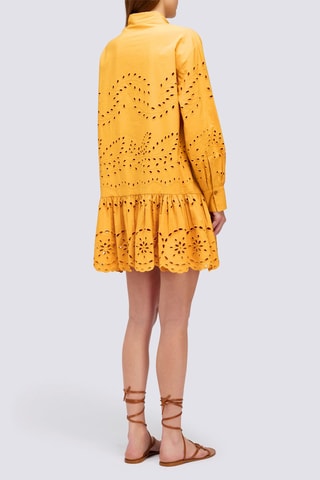 Vestido de talle bajo - Mostaza