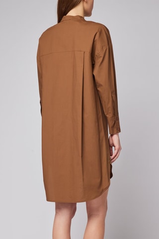 Vestido camisero - Marrón