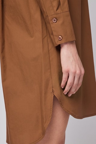 Vestido camisero - Marrón