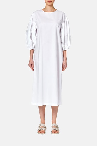 Vestido recto - Blanco