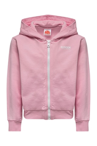 Sudadera polar con capucha - Rosa
