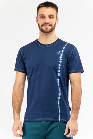 Camiseta tie-dye - Azul marino