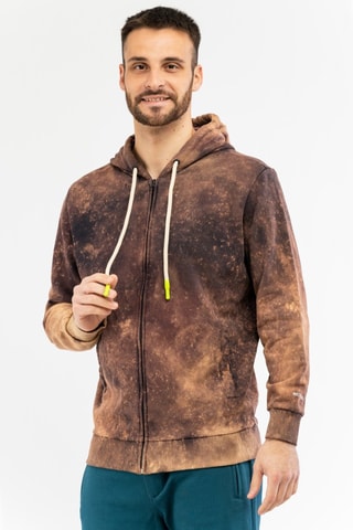 Sudadera tie-dye - Marrón