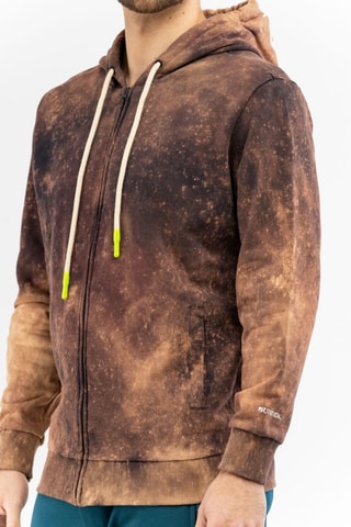 Sudadera tie-dye - Marrón