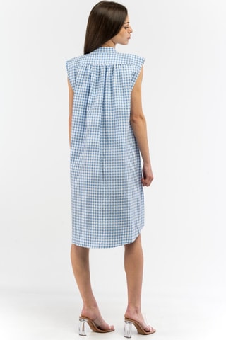 Vestido recto - Celeste