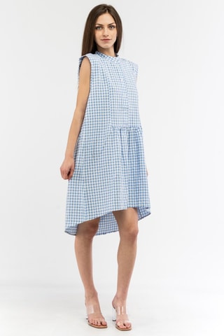 Vestido recto - Celeste