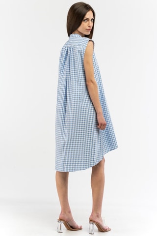 Vestido recto - Celeste