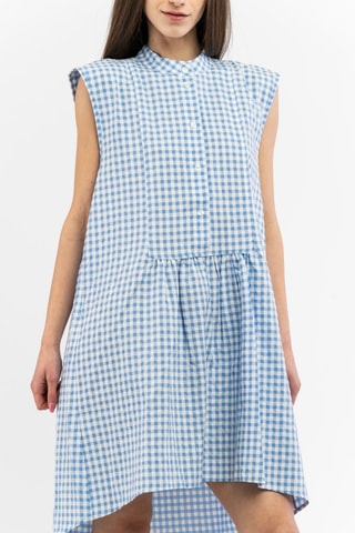 Vestido recto - Celeste