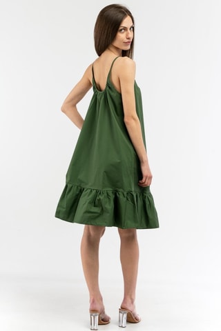 Vestido trapecio - Verde