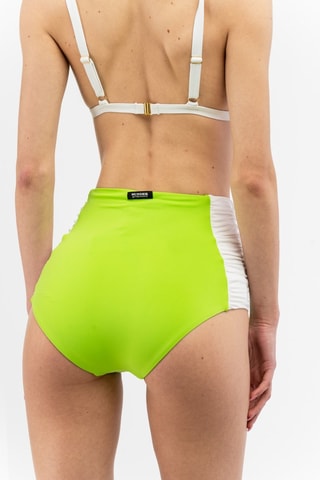 Braga de bikini de talle alto - Verde claro