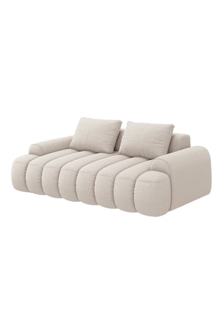 Canapé Kimi - Beige - 3 places - En polyester