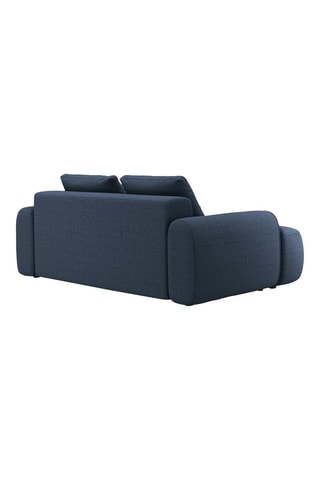 Canapé Kimi - Bleu canard - 3 places - En polyester