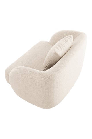 Fauteuil Galactica - Beige clair - En polyester
