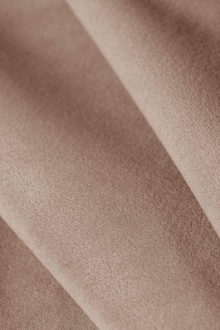 Canapé d'angle droit Halley - Beige - 5 places - En tissu velours