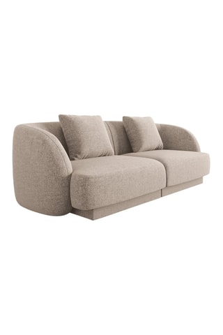 Canapé Tulum - Beige - 2 places - Toucher soie