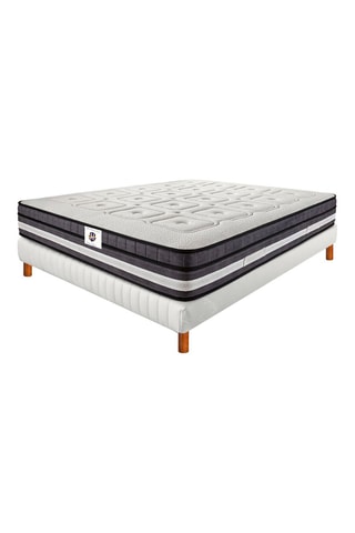 Ensemble matelas à mémoire de forme et sommier Chinon