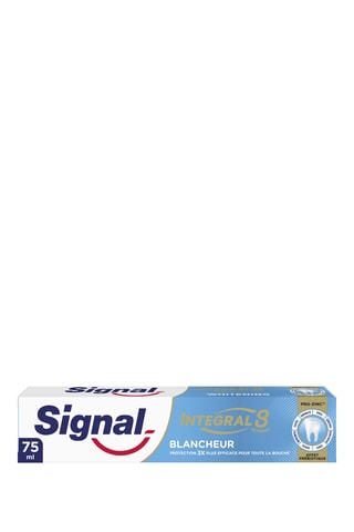 6 x Dentifrice Signal Intégral 8 Blancheur Prébiotique - 75 ml