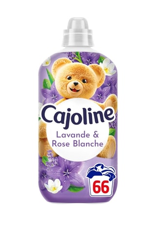 6 x Adoucissant Cajoline Créations - Lavande et Rose Blanche - 66 lavages