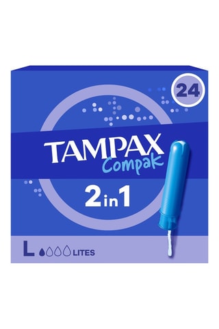 3 x 24 tampons Tampax Compak - Lites