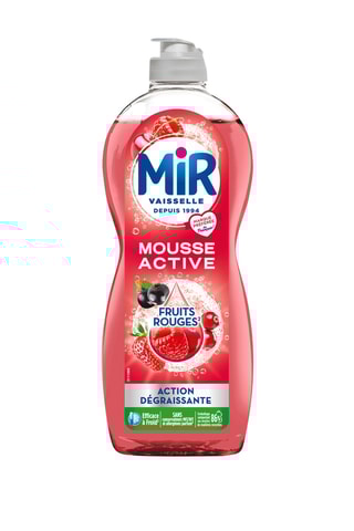 14 x Liquide vaisselle mousse active fruits rouges - 675 ml