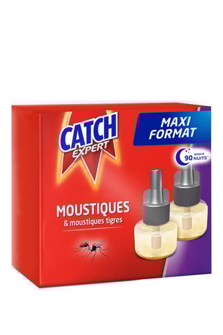 12 x Recharges diffuseur électrique liquide répulsif maxi format - 2 x 45 nuits