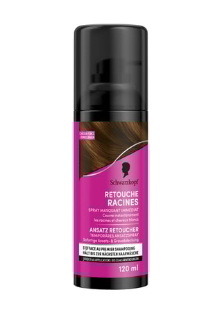 3 x Spray coloration Retouche Racines Schwarzkopf - Châtain foncé - 120 ml