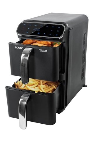 Friggitrice ad aria - 1800 W - 2 x 5,5 l