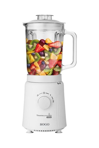 Frullatore in titanio e acciaio inossidabile - 1,5 l - 1000 W - 2 velocità