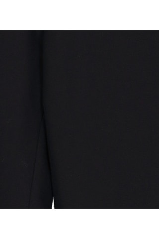 Pantalon wide legs en laine - Noir et doré