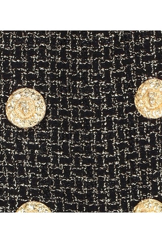 Robe patineuse sans manches - Noir et doré