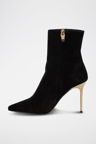 Bottines en cuir - Noir