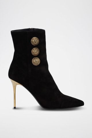Bottines en cuir - Noir