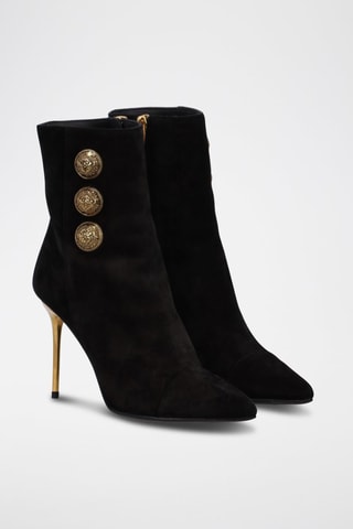 Bottines en cuir - Noir