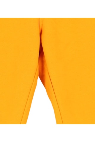 Bermuda en coton biologique - Orange et blanc