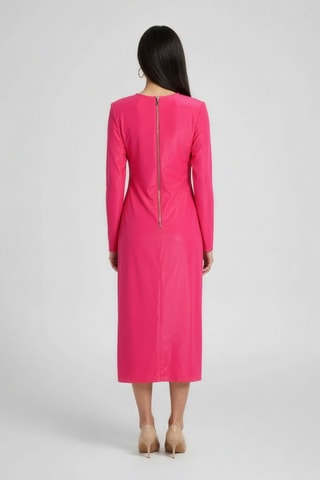 Robe midi - Fuchsia