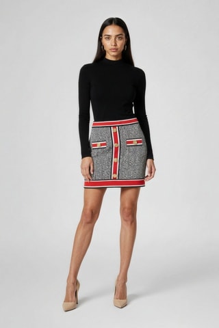 Minijupe - Noir et blanc