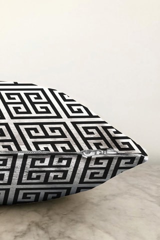 Cojín Son - 43 x 43 cm - Negro y blanco