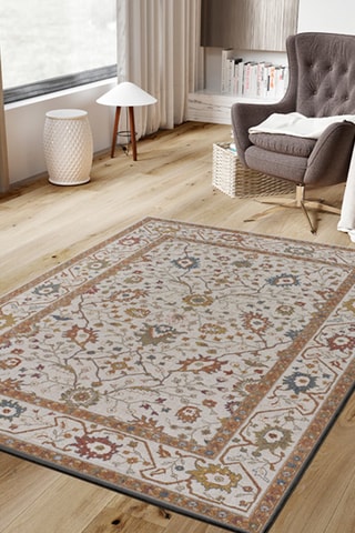 Tapete em tela de juta Anthea Multicolor