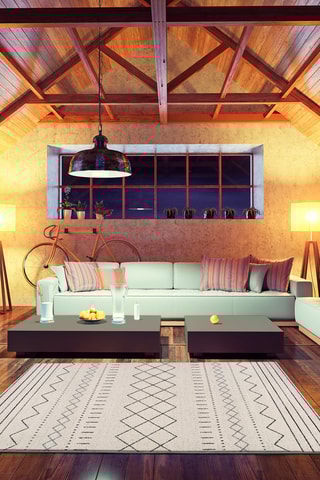 Tapete Akka Cru e preto