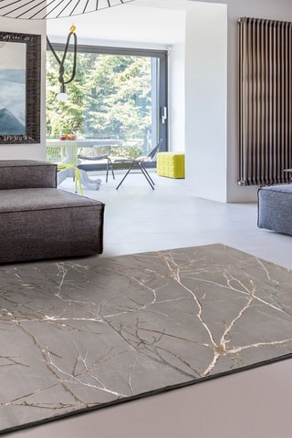 Vloerkleed Création Zilverkleurig