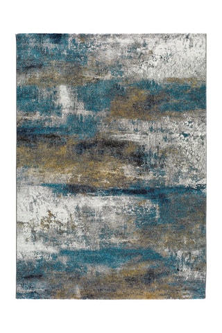 Tapete Kalia Cinzento e azul