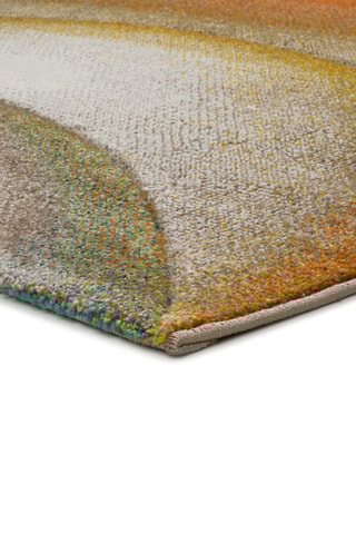 Tapete Libet - Dourado e verde-escuro 