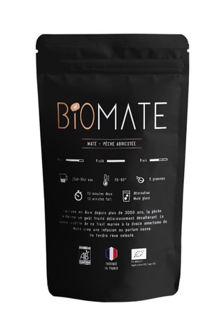 Maté Pêche Abricotée Bio - Sachet de 150 g