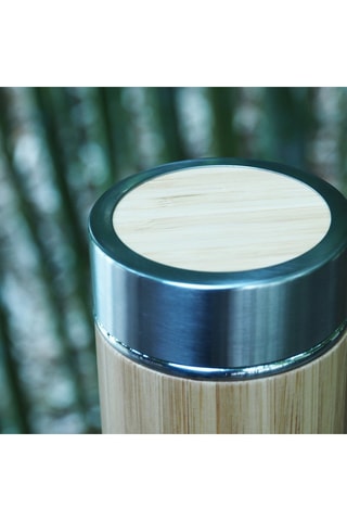 Bouteille isotherme en bambou - 50 cl