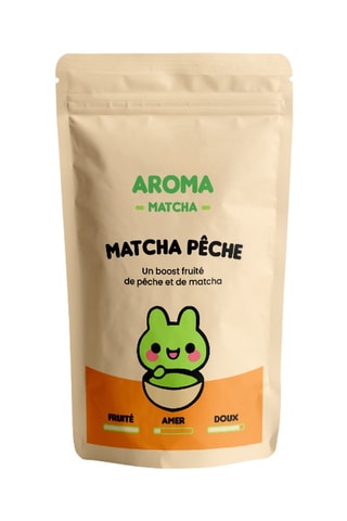 Matcha Pêche - Sachet de 100 g
