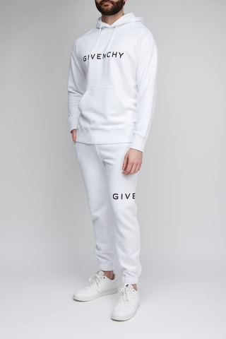 Sweat slim à capuche - Blanc