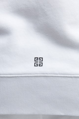 Sweat slim à capuche - Blanc