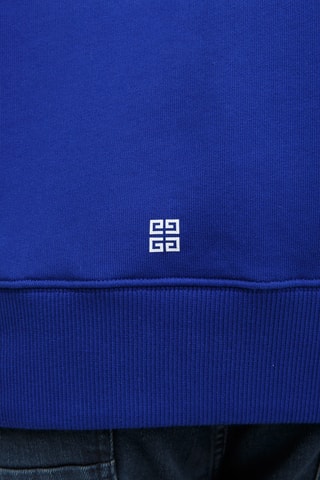 Sweat slim à capuche - Bleu