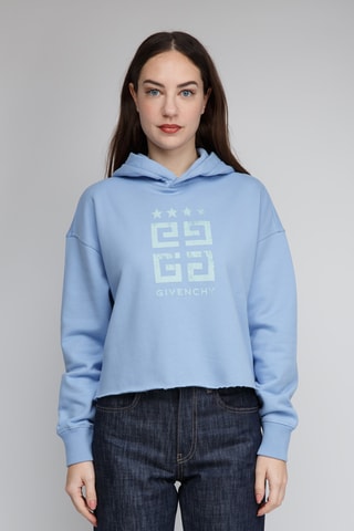 Sweat à capuche - Bleu clair